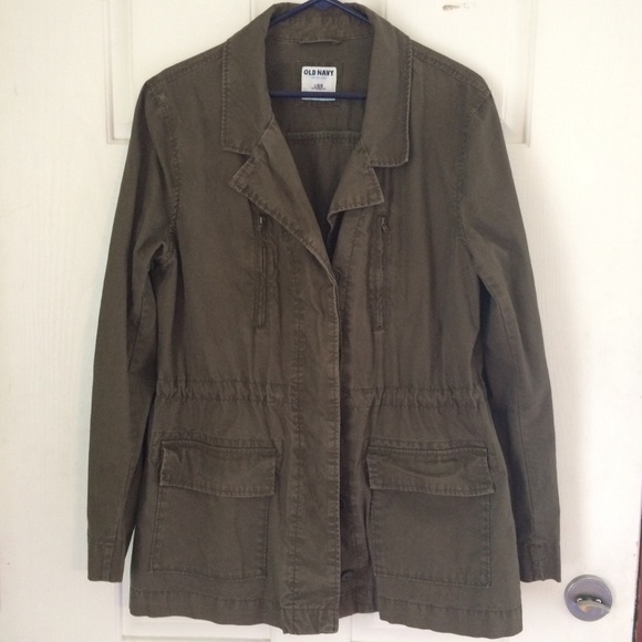 Old Navy Jackets & Blazers - Olive green military inspired utility jacket